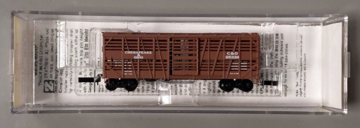 Micro-Trains 52000160 Z Chesapeake & Ohio 40' Despatch Stock Car #95336 LN/Box