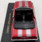 Road Champs 20603 1:43 Diecast Red w/Silver Stripes 1969 Chevrolet Camaro EX