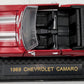 Road Champs 20603 1:43 Diecast Red w/Silver Stripes 1969 Chevrolet Camaro EX