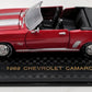 Road Champs 20603 1:43 Diecast Red w/Silver Stripes 1969 Chevrolet Camaro EX