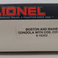Lionel 6-16353 O Gauge Boston & Maine Gondola w/Coil Covers EX/Box