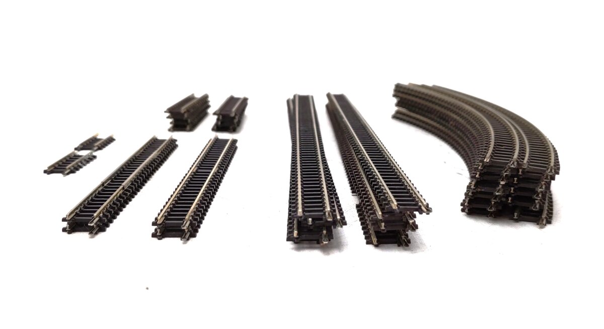 Marklin Z Miniclub Straight & Curved Track: 8530, 8505, 8592, 8507, 8503 [35] EX