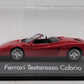 Herpa 1:43 Scale Diecast Ferrari Testarossa Cabrio Red EX