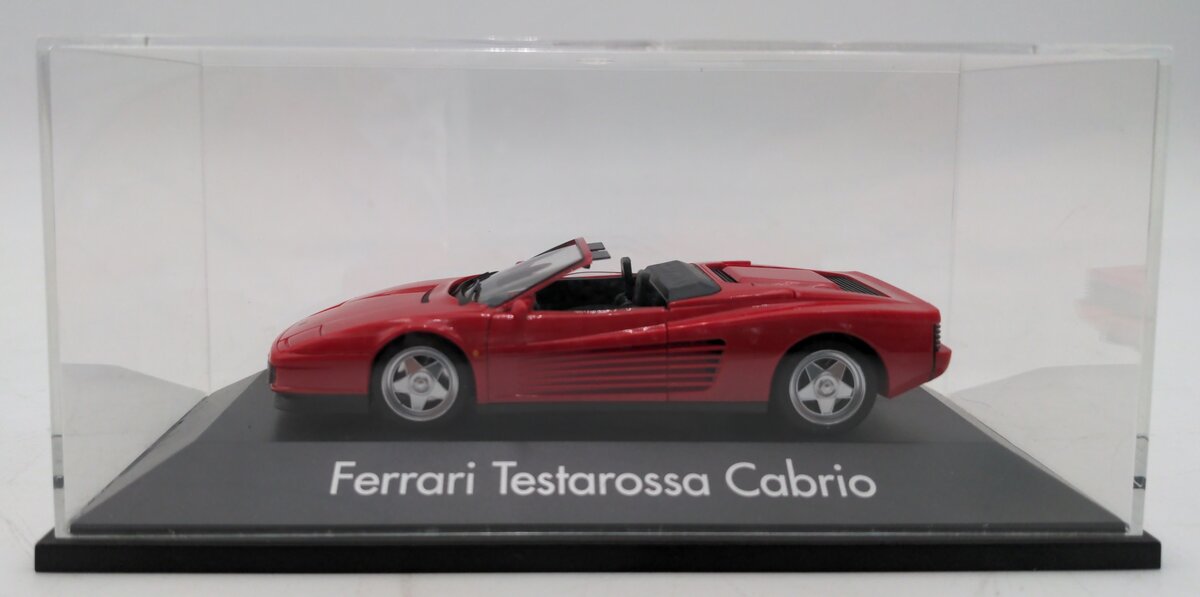 Herpa 1:43 Scale Diecast Ferrari Testarossa Cabrio Red EX