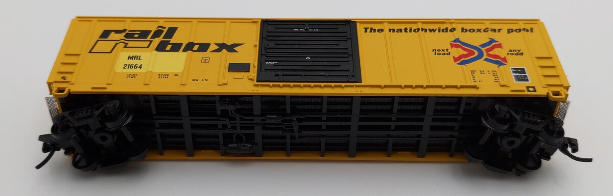 InterMountain 67518-06 N Scale Railbox - MRL Patch Post Boxcar #21664 LN/Box