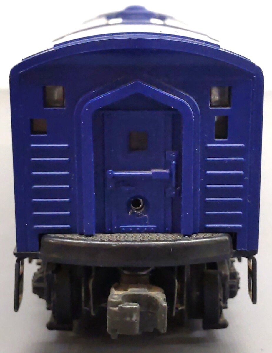 Lionel 6-18122 O Santa Fe F3 Blue/Yellow Non-Powered Diesel B-Unit w/RS II #200B EX/Box