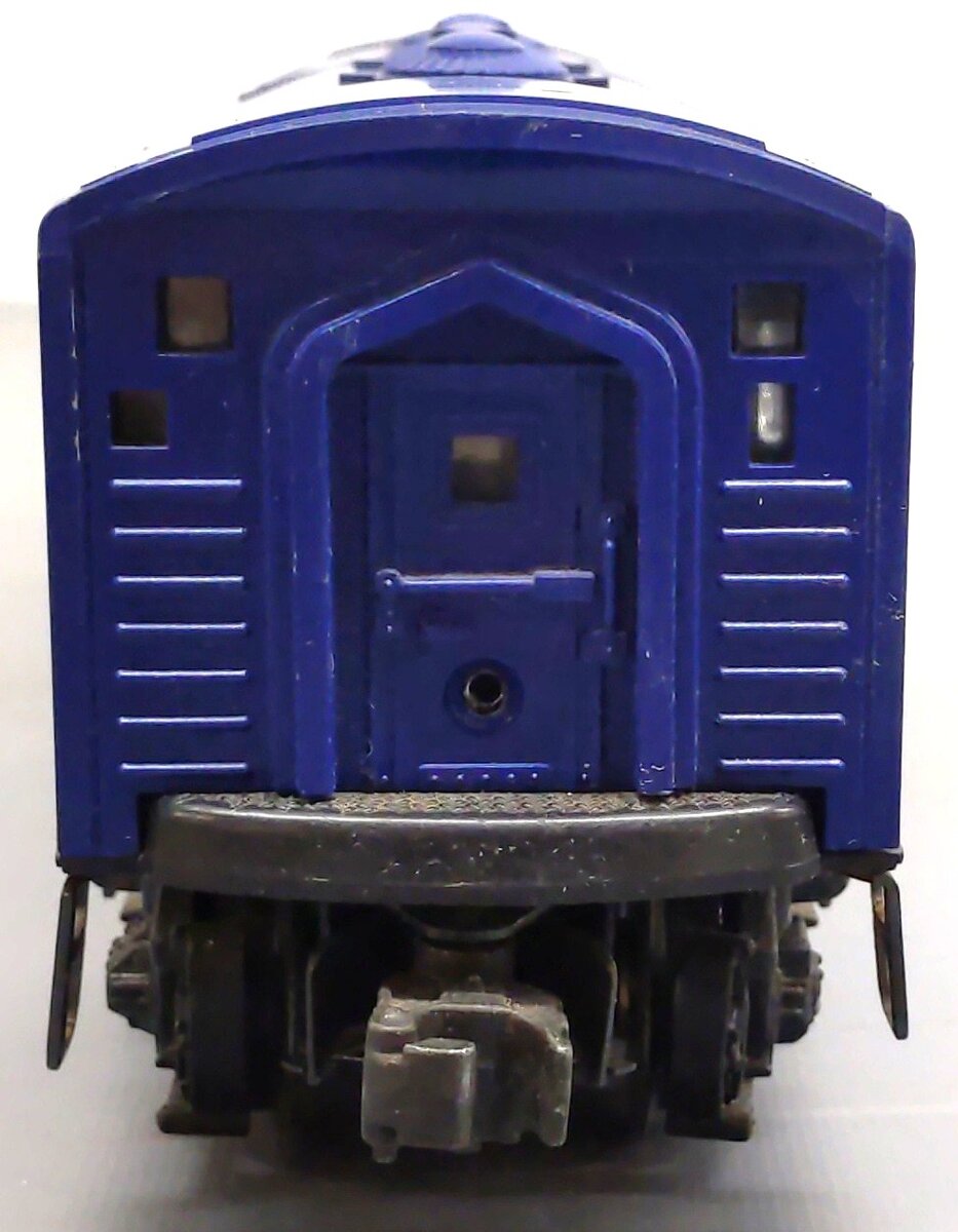 Lionel 6-18122 O Santa Fe F3 Blue/Yellow Non-Powered Diesel B-Unit w/RS II #200B EX/Box