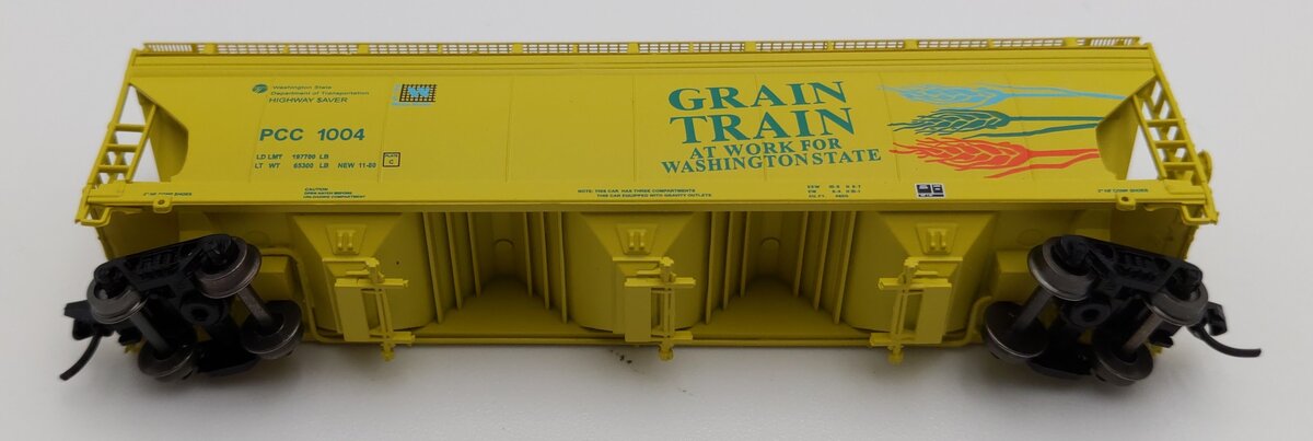 InterMountain 67092-15 N Scale PCC Grain Train 3-Bay Hopper #1004 LN/Box