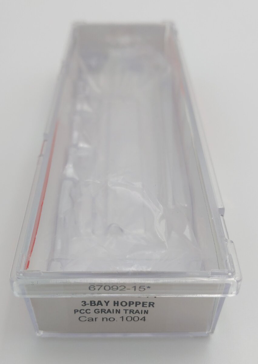 InterMountain 67092-15 N Scale PCC Grain Train 3-Bay Hopper #1004 LN/Box