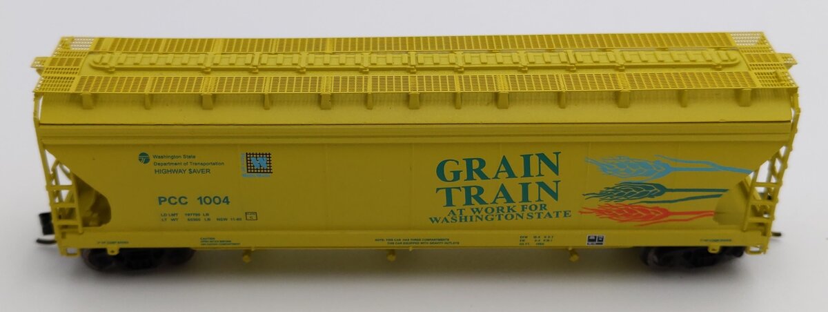 InterMountain 67092-15 N Scale PCC Grain Train 3-Bay Hopper #1004 LN/Box