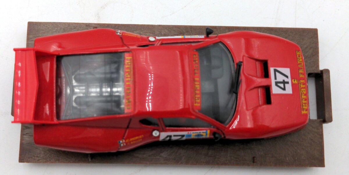 Brumm R213 1:43 Scale Diecast Ferrari 512 BB CH. Pozzi-Francia Le Mans #47 1981 NEW