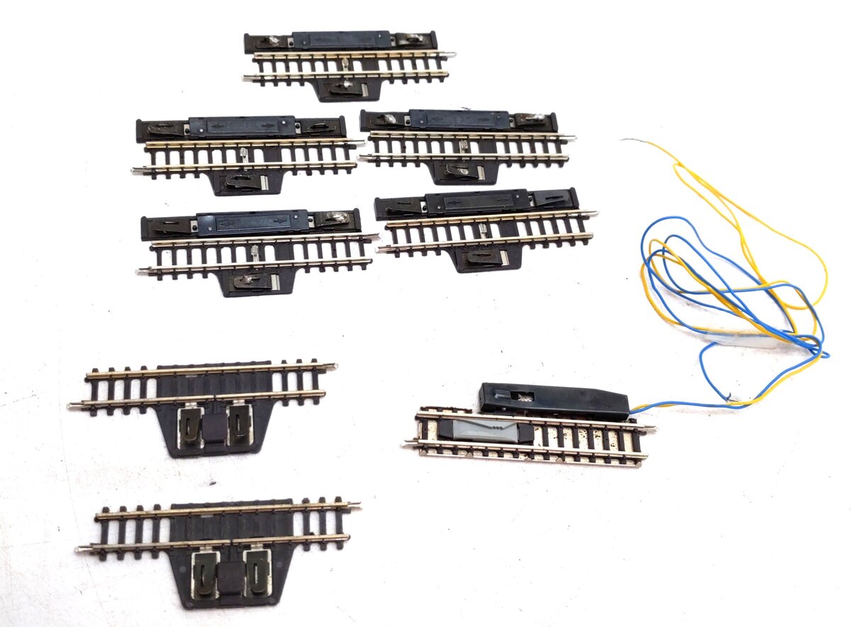 Marklin Z Miniclub Assorted Straight Track: 8588, 8589, 8587 [8] VG