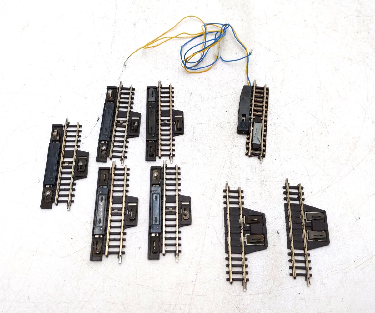 Marklin Z Miniclub Assorted Straight Track: 8588, 8589, 8587 [8] VG