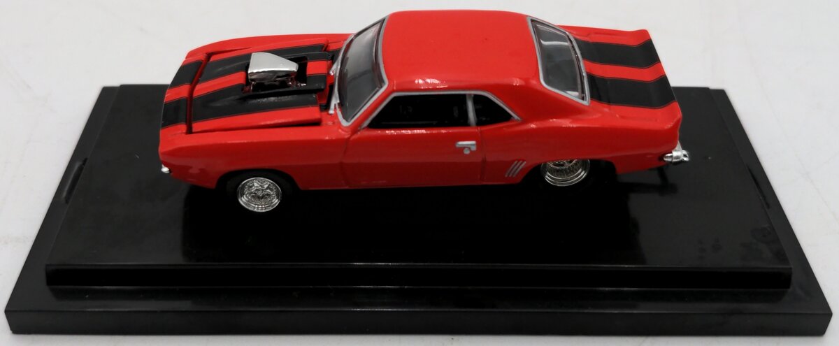 Mattel 1:64 Scale Diecast Hot Wheels Black Box 100% Red 1969 Pro Street Camaro NEW