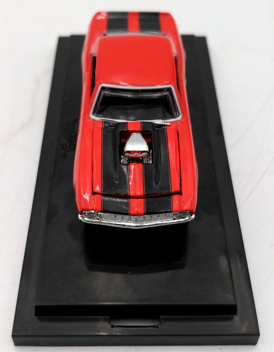 Mattel 1:64 Scale Diecast Hot Wheels Black Box 100% Red 1969 Pro Street Camaro NEW