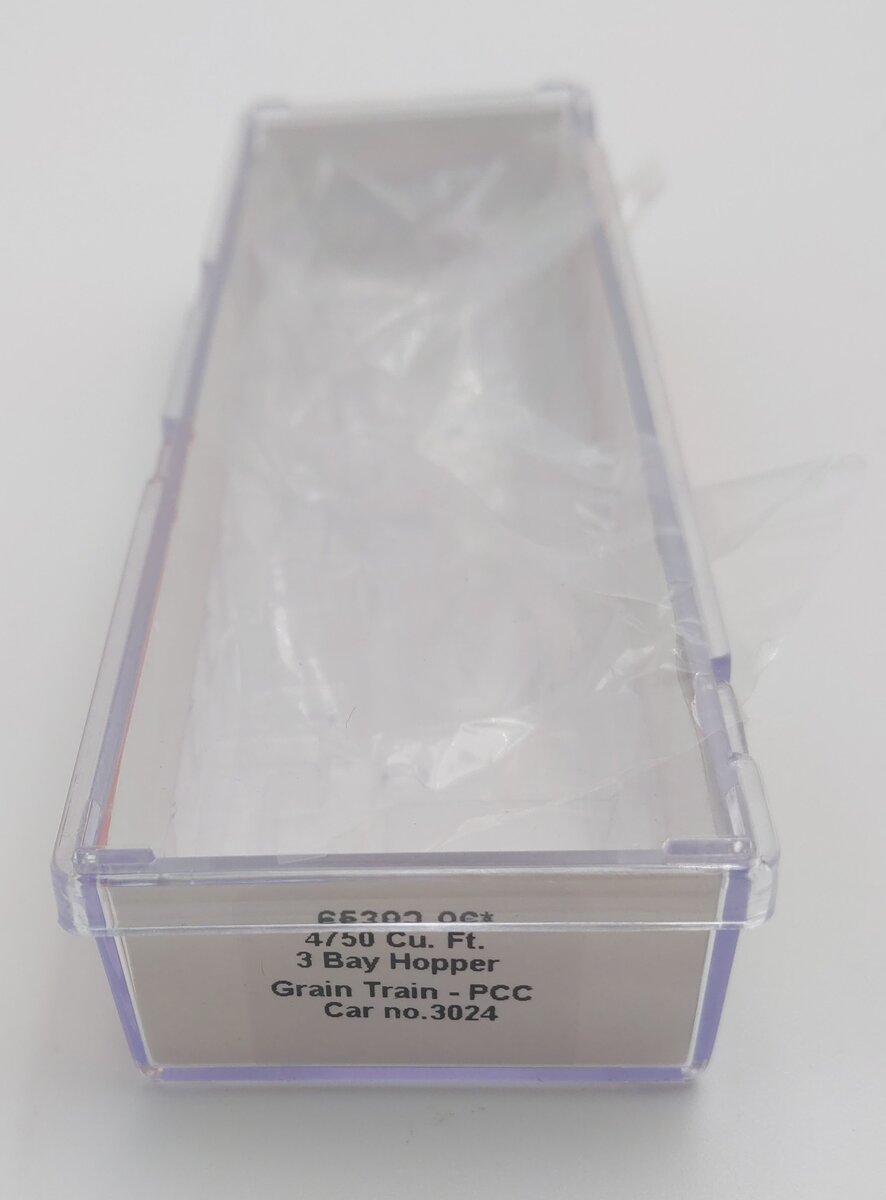 InterMountain 65392-06 N Scale PCC Grain Train 4750 Cu. Ft 3-Bay Hopper #3024 LN/Box