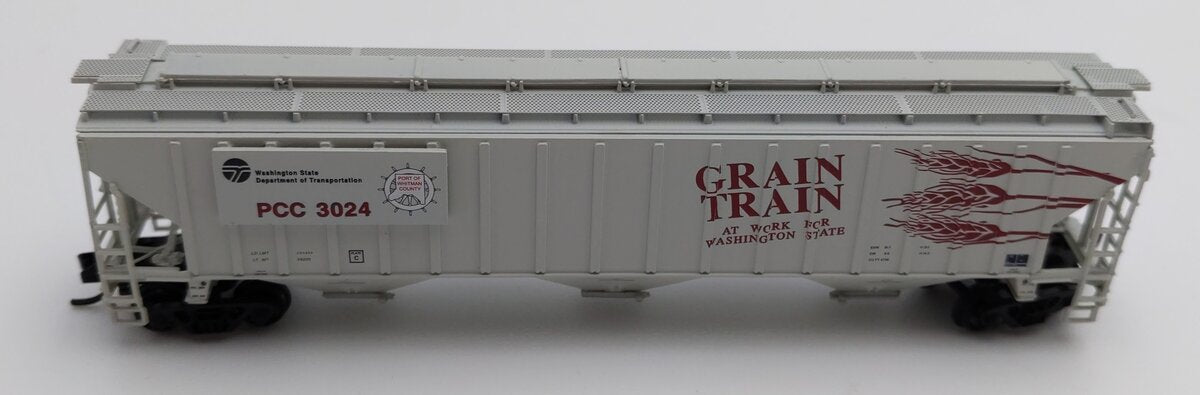 InterMountain 65392-06 N Scale PCC Grain Train 4750 Cu. Ft 3-Bay Hopper #3024 LN/Box