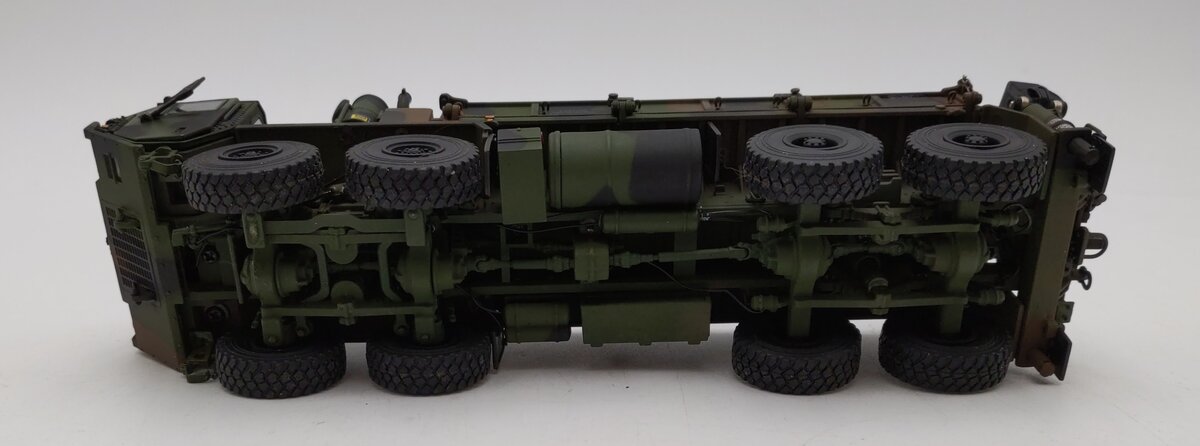 Oshkosh 1:50 Scale Diecast HEMTT M985 A2 Cargo Truck - Green Camo EX