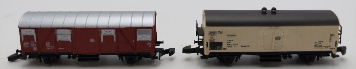 Marklin 8600/8605 N Scale Deutsche Bundesbahn Boxcar & Reefer Car [2] EX