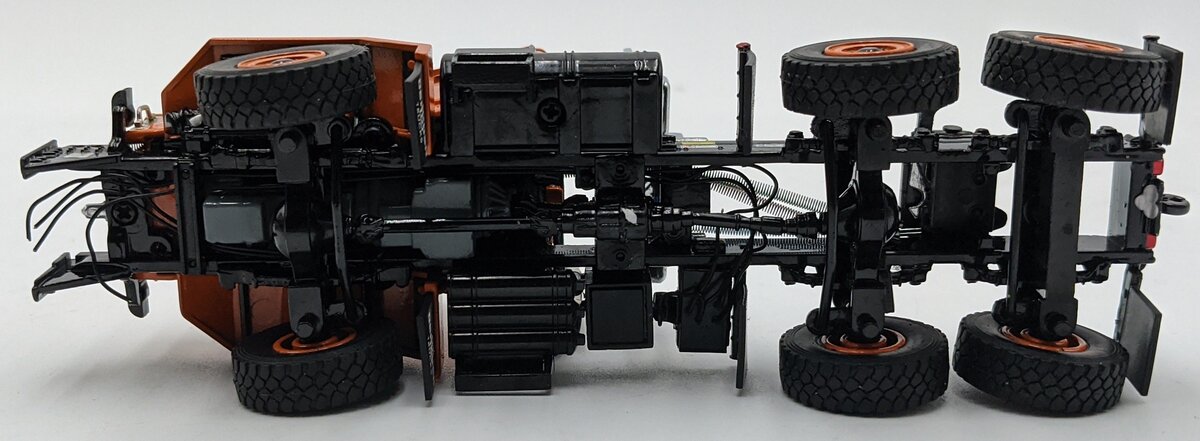 Sword Models SW3005-O 1:50 Diecast Orange P-Series 3-Axle 4x4 Snow Plow VG/Box