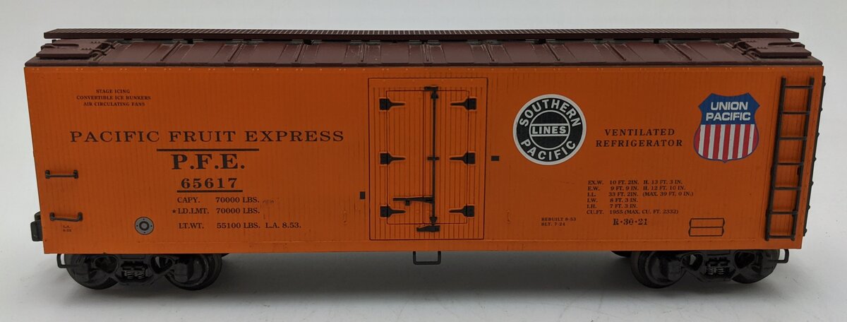K-Line K762-2119 O Gauge PFE Reefer Car #65617 EX