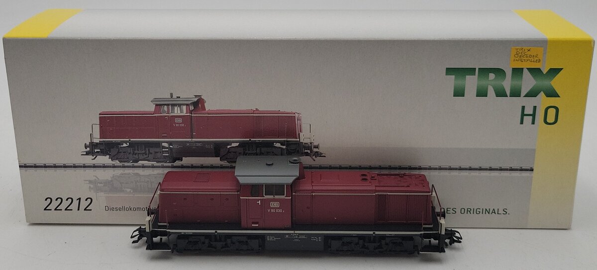 Trix 22212 HO Scale DB Class V 90 Diesel Switch Locomotive LN/Box