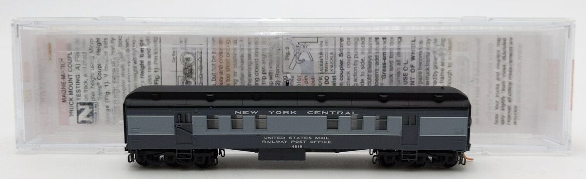 Micro-Trains 14000130 N New York Central 60' RPO Heavyweight Passenger Car #4819 EX/Box