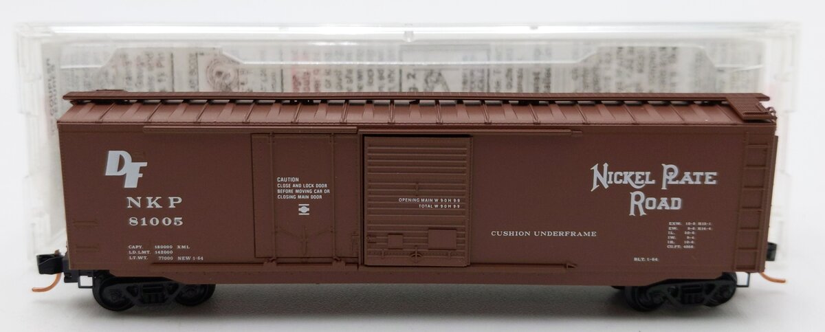 Micro-Trains 03300110 N Nickel Plate Road 50' Plug & Sliding Door Boxcar #81005 LN/Box