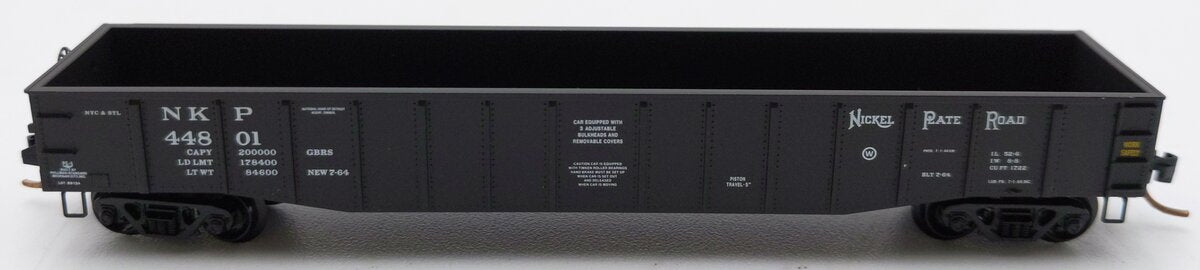 Micro-Trains 10500520 N NKP 50' 14 Panel Steel Fishbelly Side Gondola #44801 LN/Box