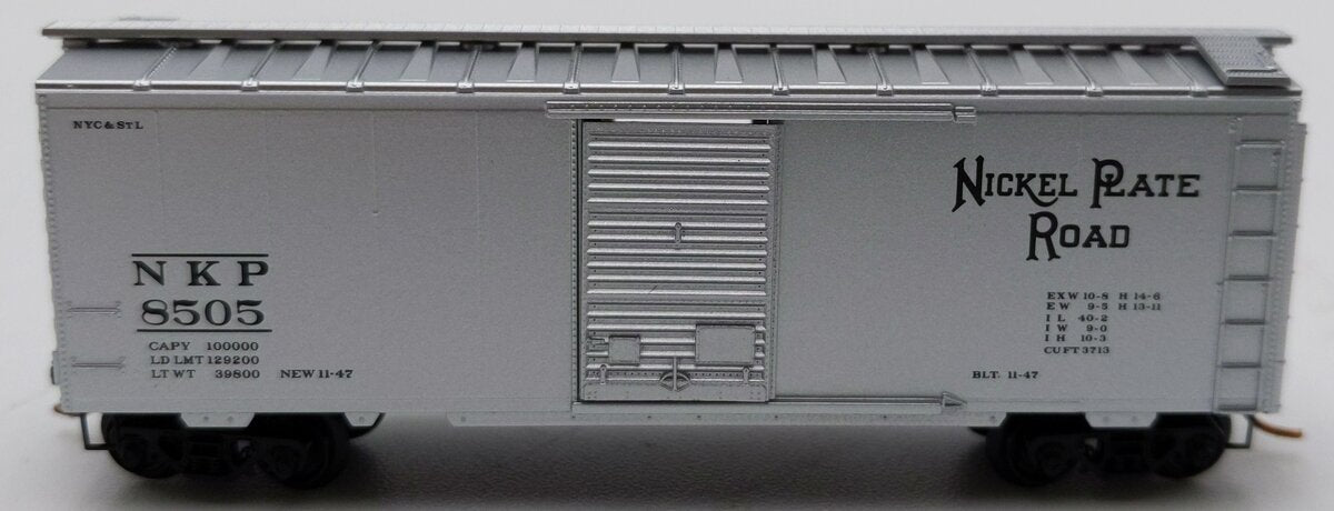 Micro-Trains 02000006 N Nickel Plate Road 40' Standard Single Door Boxcar #8505 LN/Box