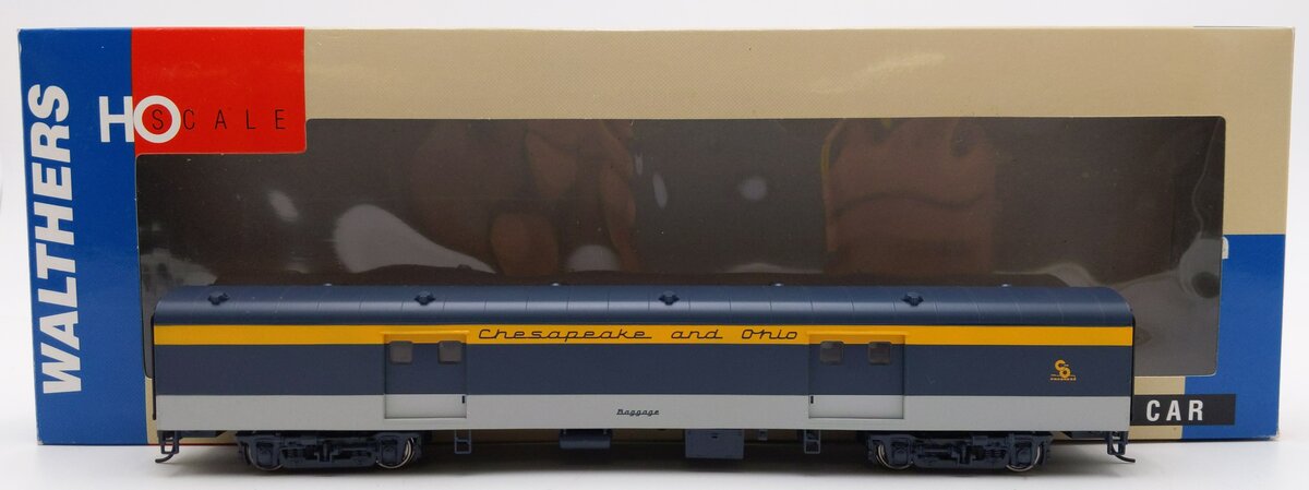 Walthers 932-6809 HO Scale Chesapeake & Ohio Pullman-Standard 72' Baggage Car LN/Box