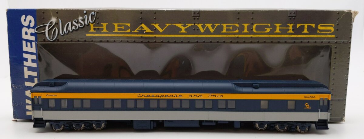 Walthers 932-10018 HO Scale C&O 12-1 Pullman Heavyweight Coach Car #3410A LN/Box