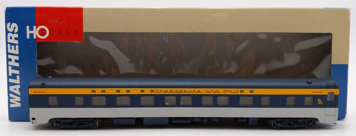 Walthers 932-6709 HO Scale Chesapeake & Ohio Pullman 4-4-2 Sleeper Car LN/Box
