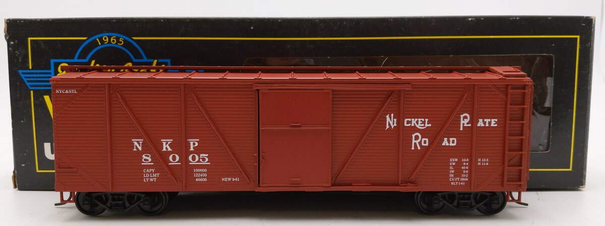 Weaver U3321L O Scale Nickel Plate Road Boxcar #8005 (2-Rail) LN/Box