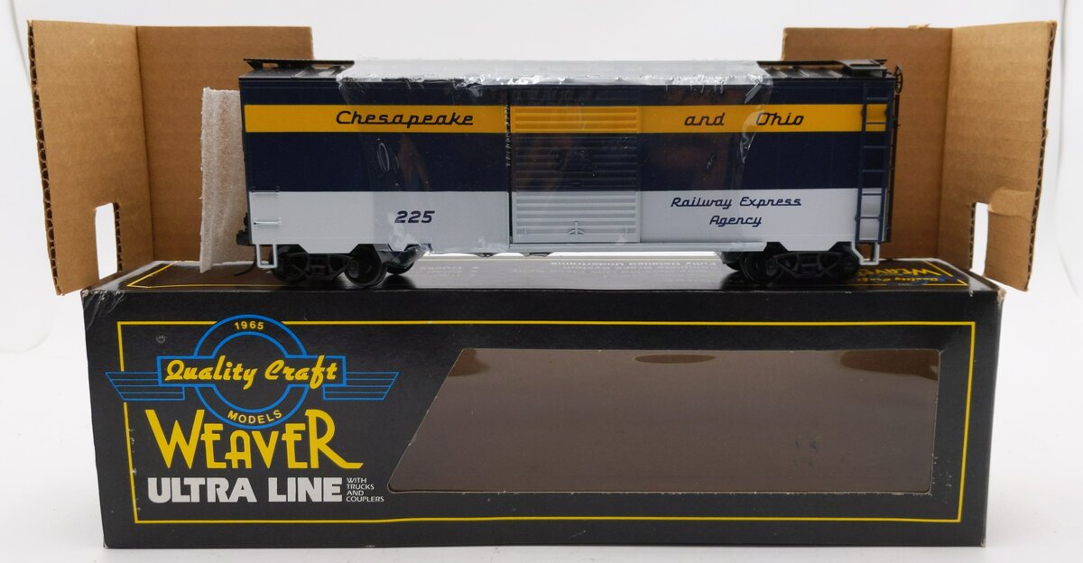 Weaver 225 O Scale 2-Rail Chesapeake & Ohio PS-1 40‘ Boxcar #225 LN/Box