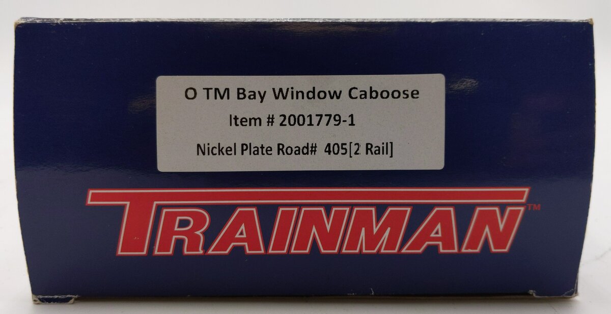 Atlas 2001779 O Scale 2-Rail Nickel Plate Road Bay Window Caboose Car #405 LN/Box