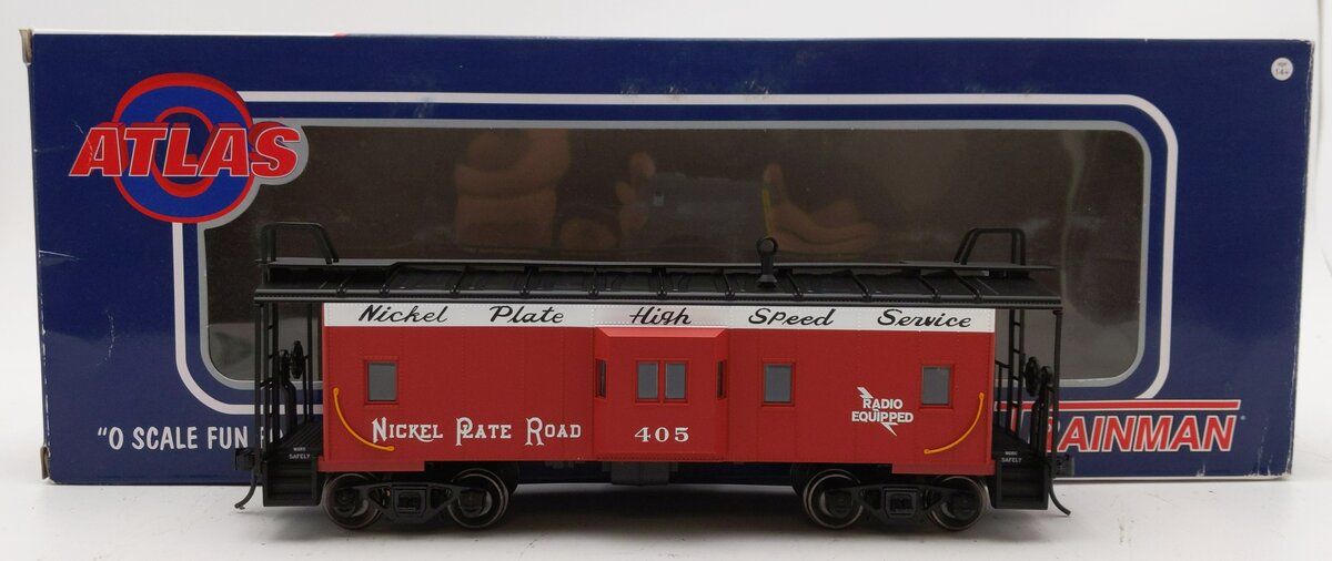 Atlas 2001779 O Scale 2-Rail Nickel Plate Road Bay Window Caboose Car #405 LN/Box