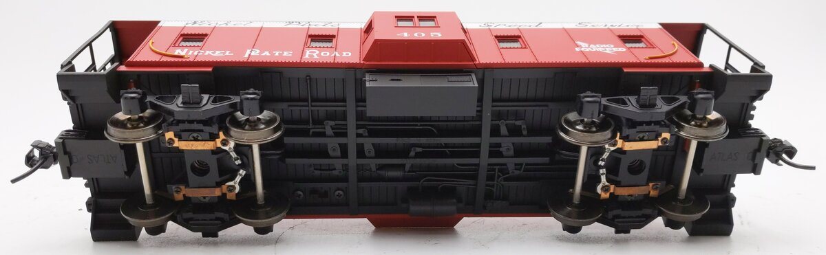 Atlas 2001779 O Scale 2-Rail Nickel Plate Road Bay Window Caboose Car #405 LN/Box