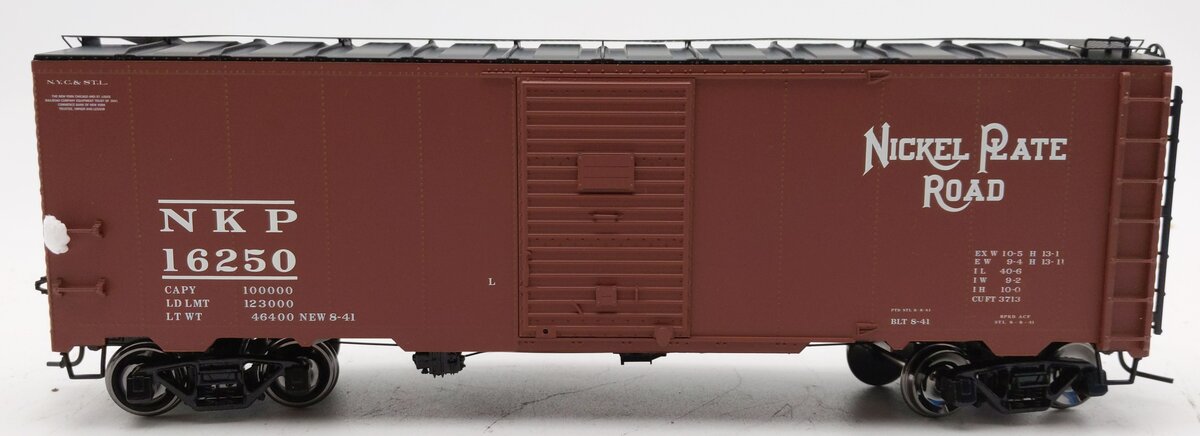 Atlas 9558-2 O Scale 2-Rail Nickel Plate AAR Box Car #16250 EX/Box