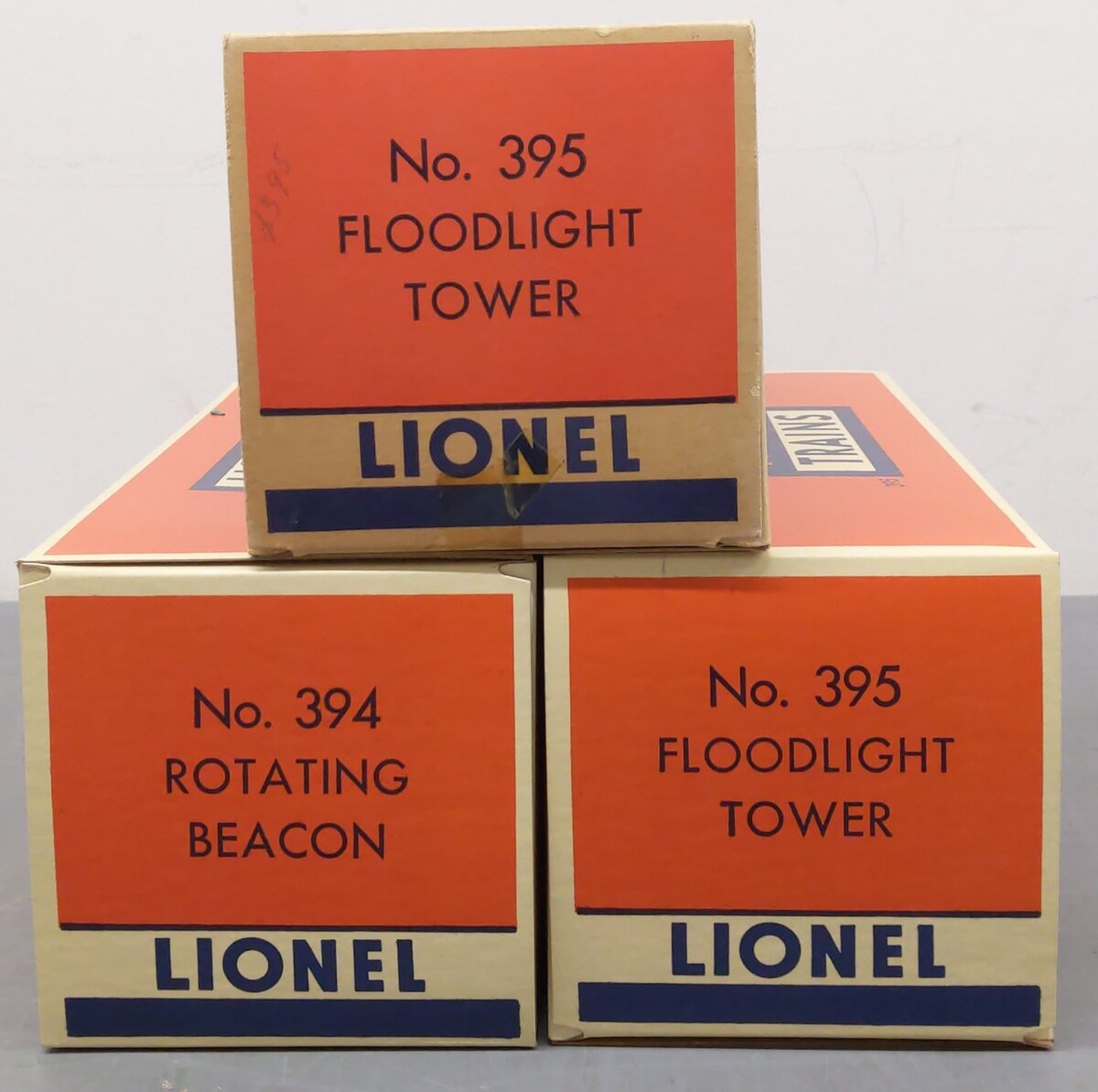 Lionel Vintage O Gauge Accessories #395,394,395 [3] EX/Box