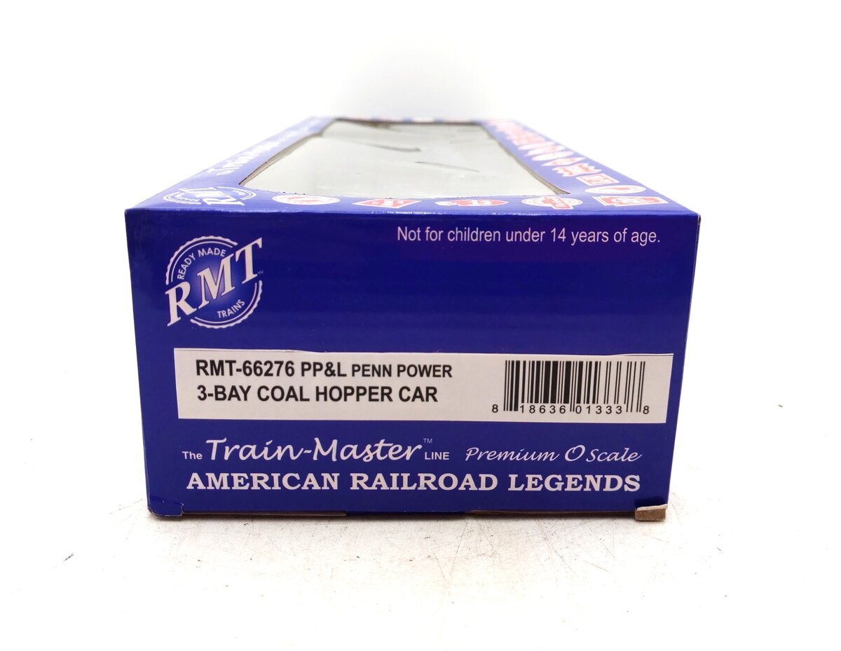 RMT 66276 O Pennsylvania Power & Light 3 Bay Hopper Car #108 LN/Box