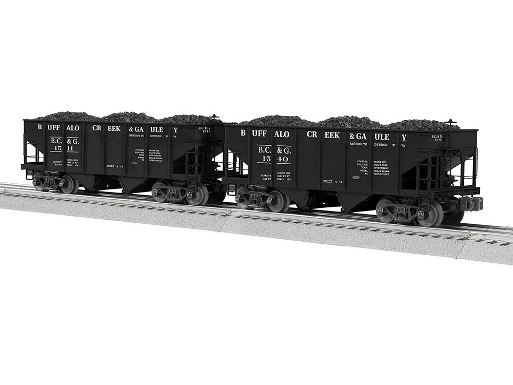 Lionel 2326460 O Buffalo Creek & Gauley GLA Hoppers (Pack of 2) NIB