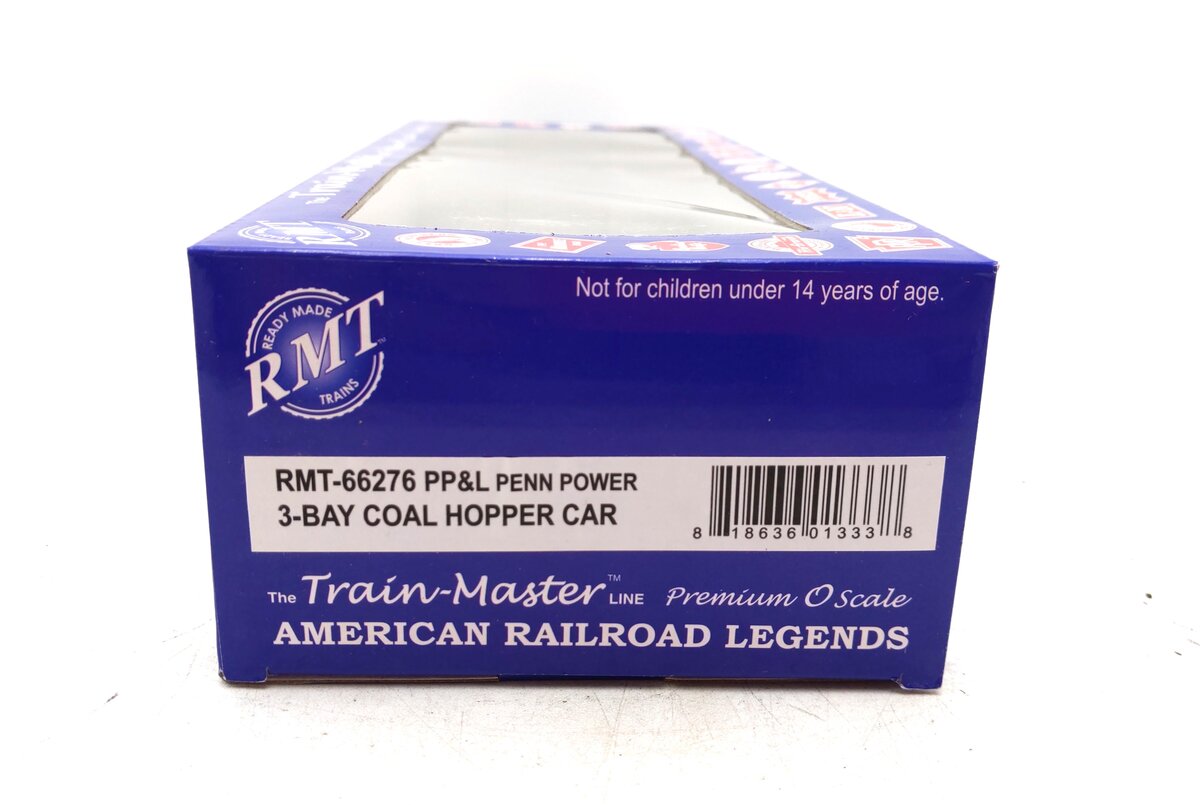 RMT 66276 O Pennsylvania Power & Light 3 Bay Hopper Car #254 LN/Box