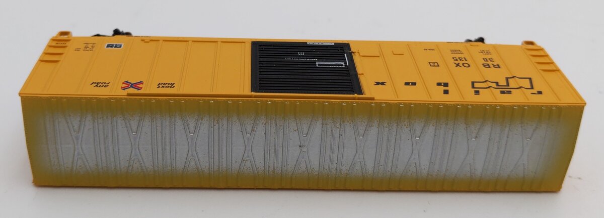 Fox Valley Models 8016-1N Scale Railbox FMC 5347 Single Door Boxcar #38135 LN/Box