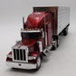 New-Ray 1:32 Scale Kenworth W900 Grain Truck Red and White "Long Haul Truckers" EX