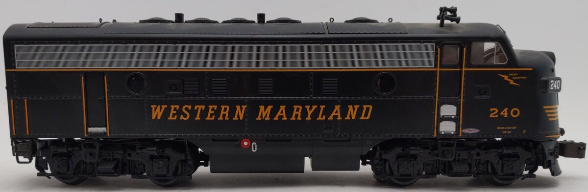 Lionel 6-34689 O Western & Maryland F-7A Dummy Diesel Locomotive #240 EX