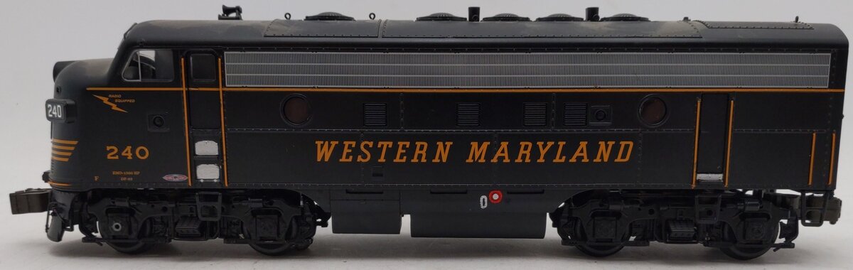 Lionel 6-34689 O Western & Maryland F-7A Dummy Diesel Locomotive #240 EX