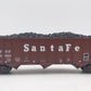 Lionel 6-27167 O Gauge Santa Fe AT&SF 3-Bay Hopper With Coal Load #178558 EX/Box