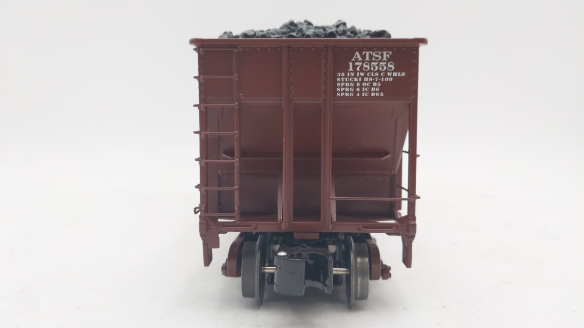 Lionel 6-27167 O Gauge Santa Fe AT&SF 3-Bay Hopper With Coal Load #178558 EX/Box