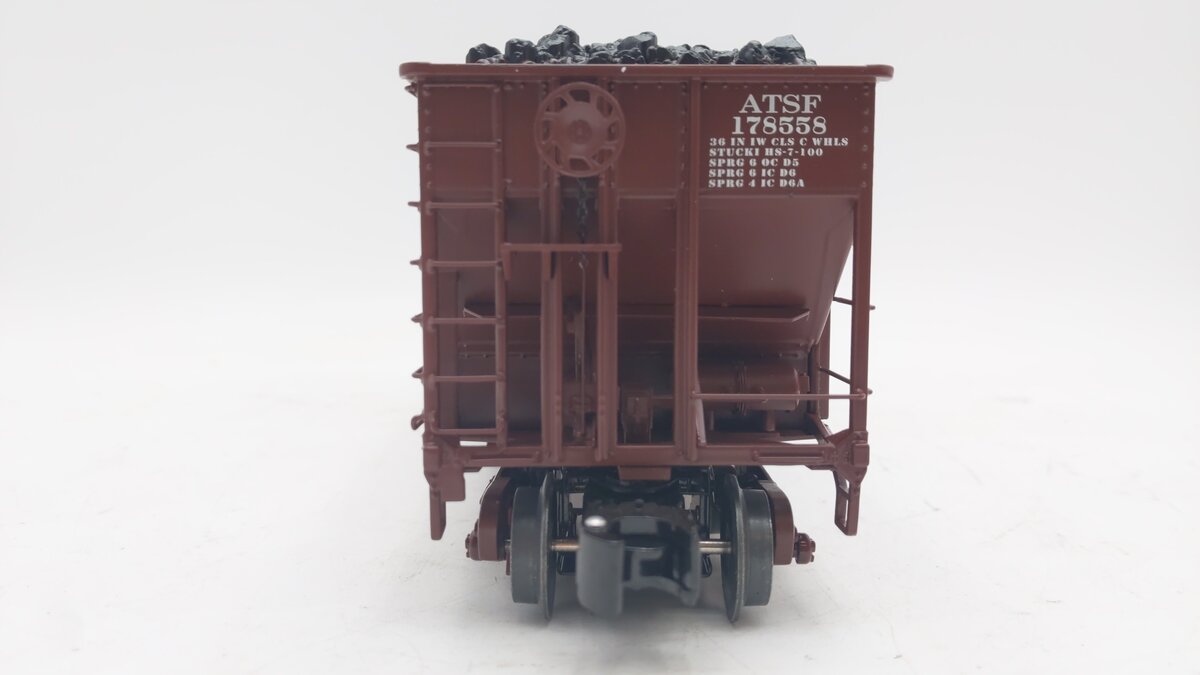 Lionel 6-27167 O Gauge Santa Fe AT&SF 3-Bay Hopper With Coal Load #178558 EX/Box